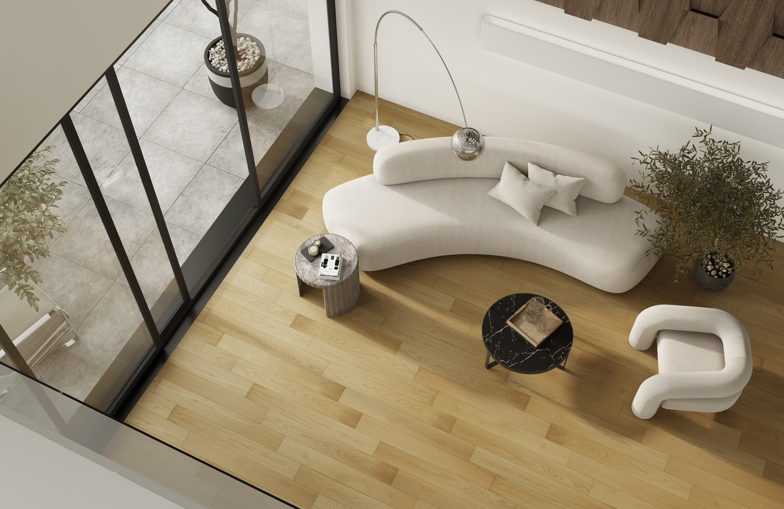 Кварцевый паркет Quartz Parquet Классик Дуб Медовый Раф 463 7/1,2 мм