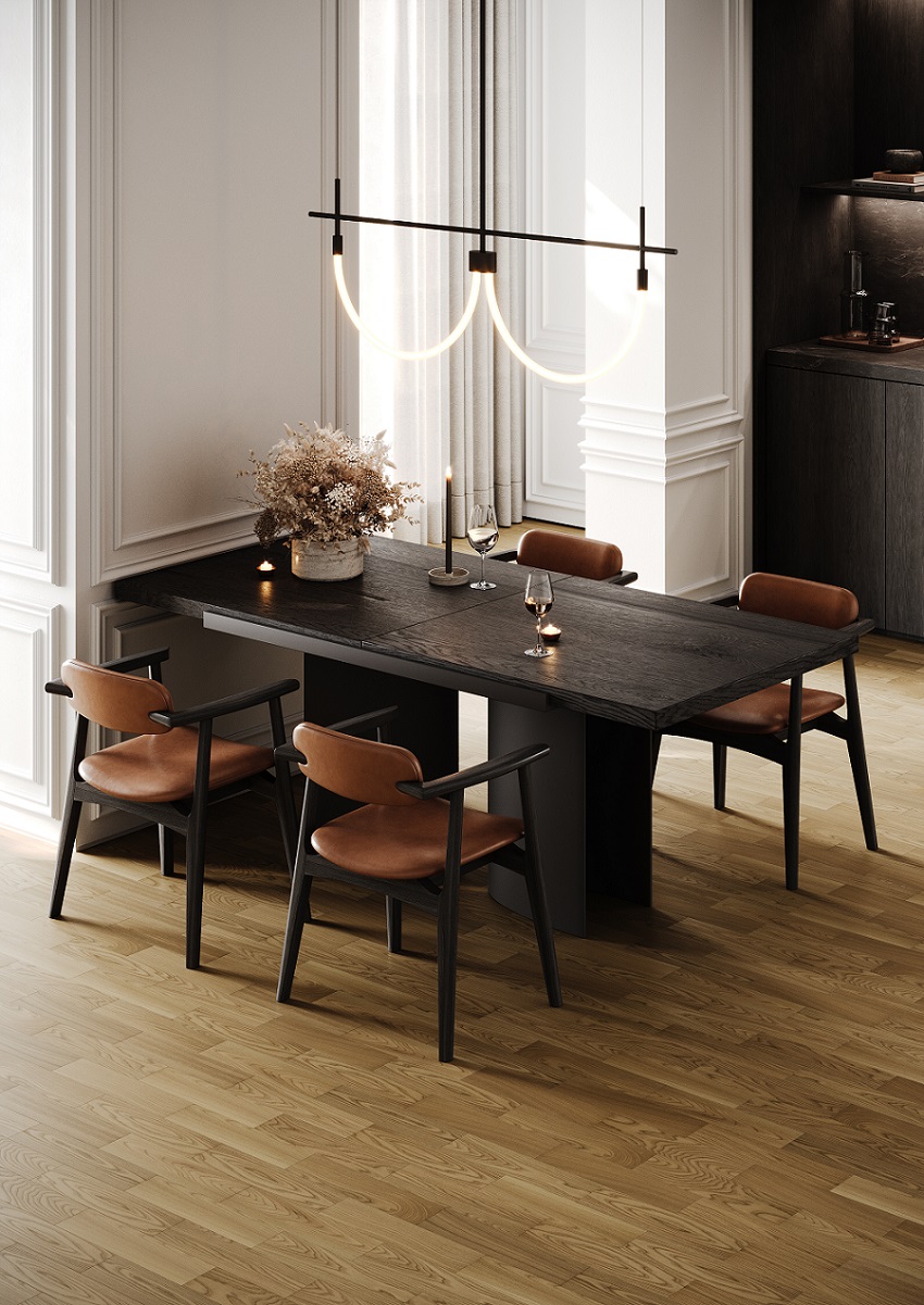 Кварцевый паркет Quartz Parquet Штучный паркет Вяз Кенигсберг 44-400-62 5/0,6 мм